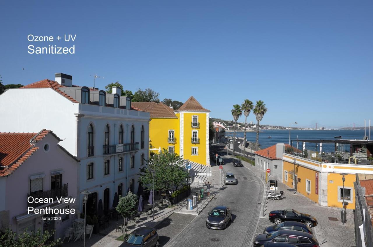 Apartamento Ocean View Penthouse Paço de Arcos Exterior foto